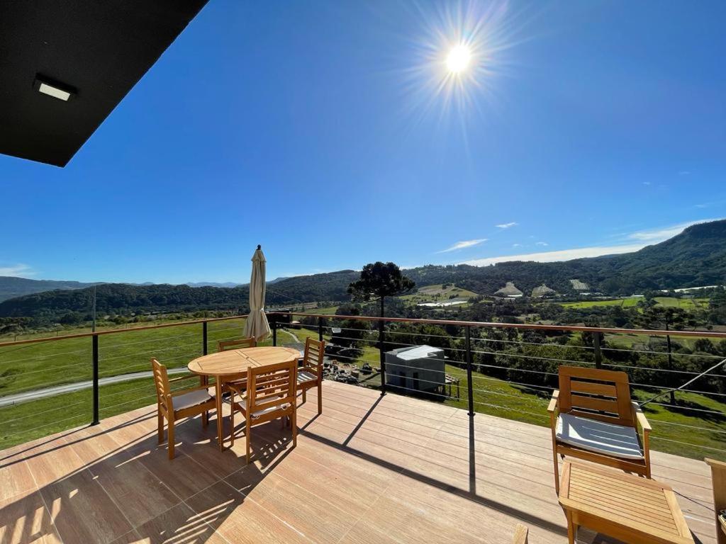 Casa Por Do Sol Com Banheira De Hidromassagem Villa Urubici Exterior foto