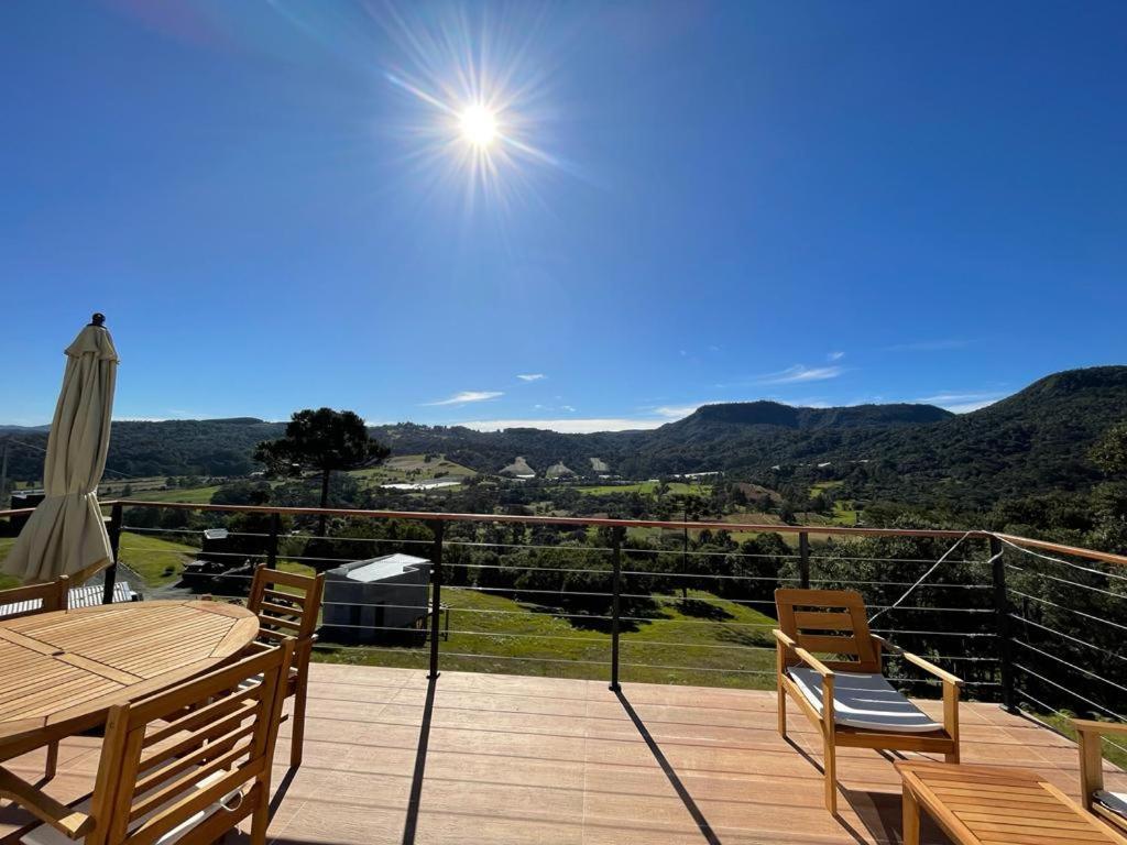 Casa Por Do Sol Com Banheira De Hidromassagem Villa Urubici Exterior foto